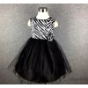 Gucci Womens children dress new zebra Sequin Princess Dress Tutu Skirt flower wholesale