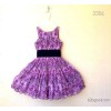 The new Gucci womens dress children Eugen Tutu Dress embroidered gauze gauze skirt flower number