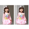 The new Korean girls Snow White Dress Chiffon Skirt Dress Skirt Girls spring section