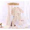 With the natural colored cotton wrapped gift gift baby infant newborn newborn baby gift items set in