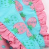 The summer children's pajamas bourette silk cotton clothing Home Furnishing girls cartoon child baby