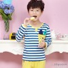 Children's sleepwear cotton long sleeved autumn boy home pajamas male children cartoon cotton childr