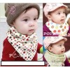 Korean infant slobber towel wholesale 3 layer thick warm scarf buckle Cotton Baby Bib JM160