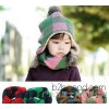 8167 new spring and winter children bib 2015 cute Korean female Baby Bib Set thick winter scarf