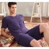 Manufacturers of 2015 new men's pajamas cotton short sleeved summer thin air code loose