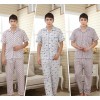 الربيع والخريف القطن منامة الرجال في منتصف العمر جديد homewear رجل قطن قصير كم بنطلون هوم فو