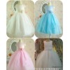 Children dress wholesale Girls Princess Flower Girl dress new stereo rose waist decoration dress mul