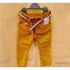 Male and female Tong Chunmian elastic casual pants, big boy candy color belt trousers 2014 autumn Ou