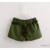 The 106509 summer new foreign trade double color cotton lace belt shorts in children's clothing whol