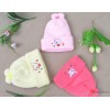 Wholesale of newborn baby baby warm cashmere hat with velvet sleeve head hat tide infant children