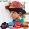 Hat and children's hat and spring and summer sun protection national style wind smiling face graffit