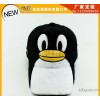 Korean winter, warm tide baby boys and girls hat small plush Penguin duck tongue baseball cap