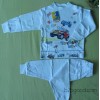 The little warm autumn clothing underwear cotton cotton sweater suit long underwear children and inf