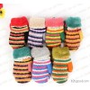 Wholesale children gloves gloves gloves infant rabbit wool double striped gloves