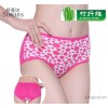 The explosion of women's underwear wholesale bamboo fiber round wave point fashion ladies under