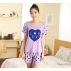 Spring and summer in the new women's short sleeved pajamas new Korean PINK modal wind Home Furn