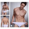 Wholesale men waist U convex briefs bamboo fiber antibacterial solid men's underwear factory di