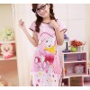 A new summer on behalf of 2015 female cartoon short sleeved dress dress printing sleep