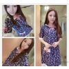 Korean summer Nightgown freaky Sun Li with female bear cotton nightdress homewear one generation