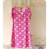 Wholesale explosion nightdress! Hellokitty Cute Cotton Short Sleeved Nightgown sleeping cat