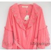 An Deni lace nightgown and Cotton Shawl high-grade female sling two piece suit bag mail Home Furnish