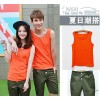 The 2014 Summer rivet edge couples Dress Vest high elastic cotton Lycra men's vest Metrosexual