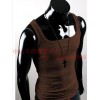 Specializing in the production of men's Vest men's fashion sexy vest men's tight vest