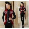 The spring and summer of 2015 Korean men's Knitted Vest British style vest Metrosexual metrosex