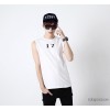 Men's Vest summer leisure sport wind simple printing vest G107