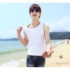 2014 new male Korean men's sports fitness vest backing seasons paragraph cotton vest