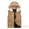 Wholesale direct selling Mens hooded men's cotton vest Korean men sleeveless cotton vest thick coat