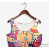 Adventure time of personality straps small vest navel midriff all-match vest DBX1054