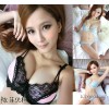 On behalf of a new sexy embroidery lace bowknot retro jacquard female female bra set together