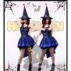 W2265 blue Sexy Costume Witch Costume fun uniform temptation devil Cosplay installed