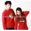 Wholesale P18 couples dress winter women's men's long sleeved T-shirt thick cotton Lycra o