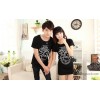 The explosion couples dress summer new short sleeved t-shirt t-shirt short sleeve T-shirt slim coupl