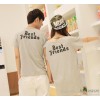 T662# female couple T-shirt short sleeved T-shirt loose T personalized printing all-match couples dr