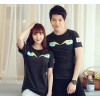 15 summer lovers T-shirt lovers T-shirt class dress student couples short sleeved T-shirt