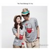 2012 fashion new couple outfit couple T-shirt wholesale