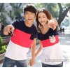 Couples dress summer T-shirt lovers 2014 new commuter ladies Strapless short sleeved loose