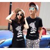 Gogja's agent on behalf of a new South Korean couple T-shirt short sleeve in the long section o