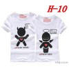 The new spring and summer 2014 hot couple t-shirt t-shirt short sleeve couples dress explosion class