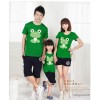 Couple T shirt, parent child home outfit T-shirt, fashion print T-shirt