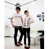 Fashion lovers T-shirt wholesale clothing for men and women couples dress sweet couple T-shirt