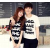 2015 Korean students T-shirt lovers summer T-shirt sleeve head all-match loose letter trendsetter sh