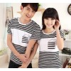 2014 new summer cotton short sleeved T-shirt printing couples dress T-shirt lovers