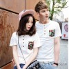 Summer 2014 couples dress T-Shirt Size T-shirt slim Korean couple class service group