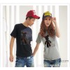 2013 fashion lovers T-shirt cotton tee T-shirt small T-shirt for wholesale lovers