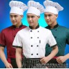 Short sleeved summer | Beijing chef service new kitchen chef service | high-end clothing | Chef Unif