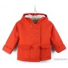 Children's winter coat Gucci girl double breasted coat hooded with baby cashmere coat